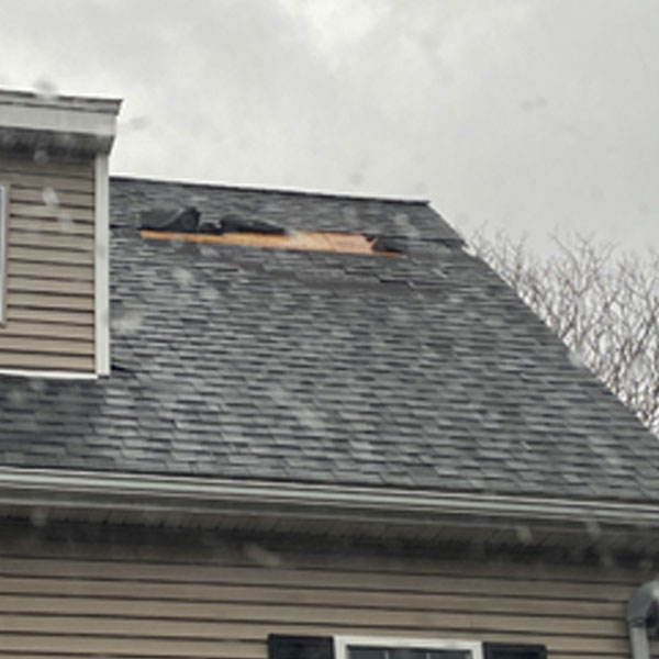 roof damage